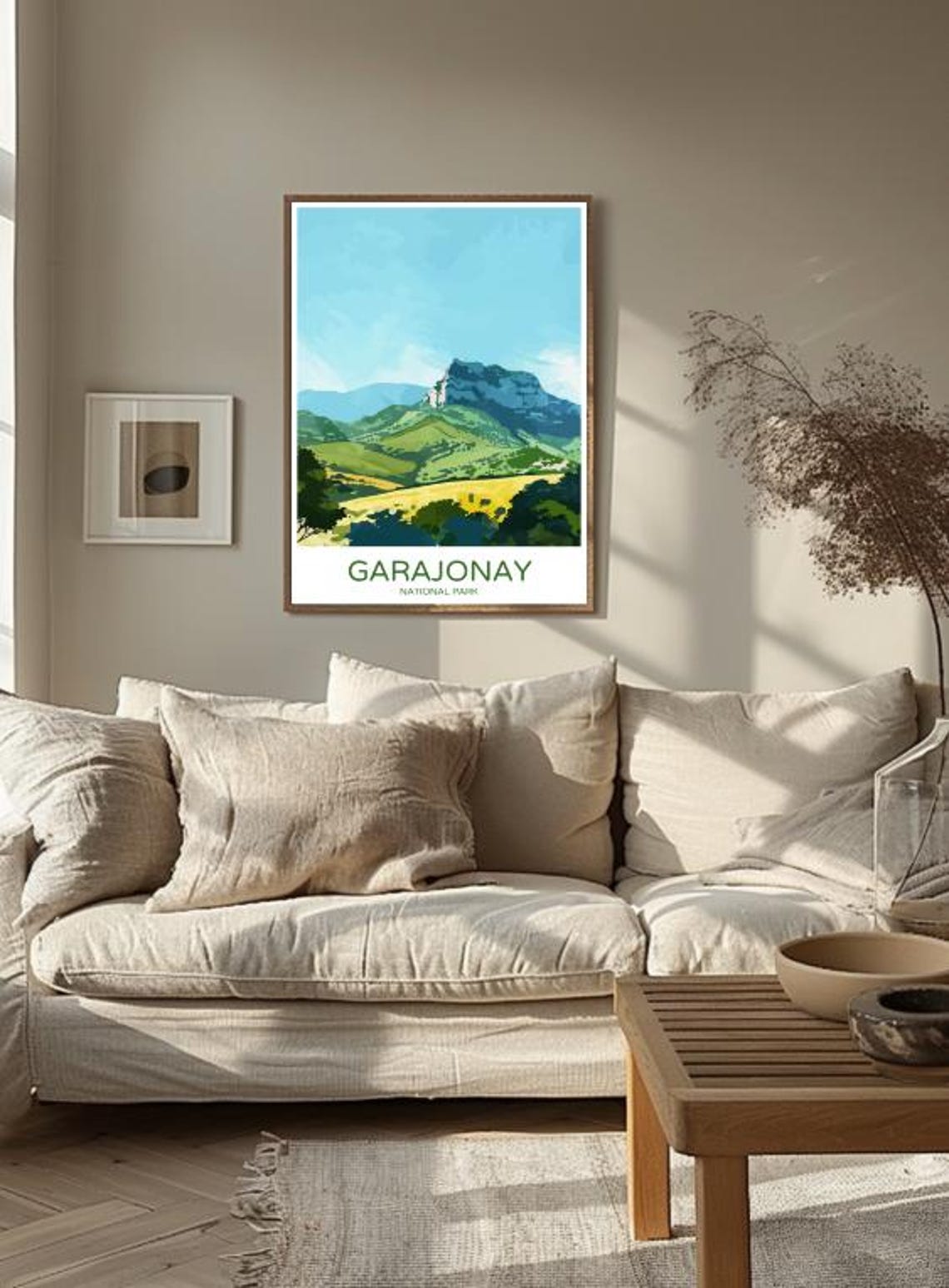 Garajonay National Park Travel Poster Lush Forests Stunning Landscapes Of La Gomera Spainnature Art Print Eco Travel Gift Wall Decor - Image 3