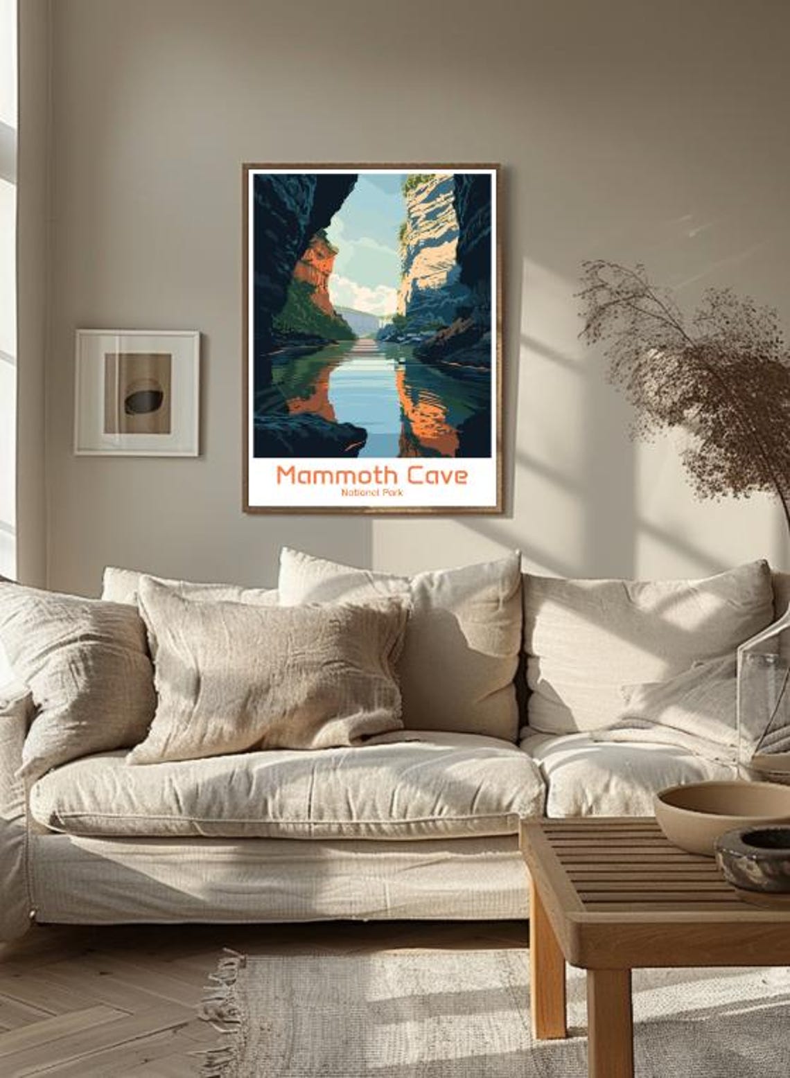 Mammoth Cave National Park Kentucky River Gorge Travel Poster - Image 3