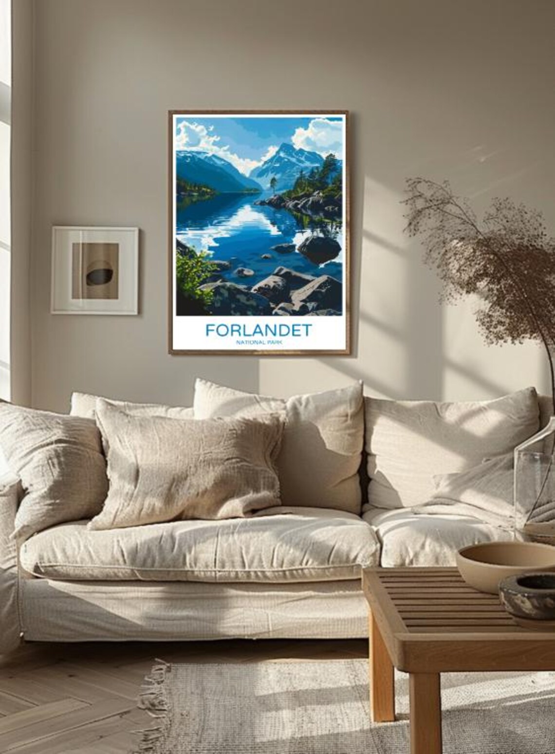 Forlandet National Park Norway Arctic Lake Scenic Travel Poster - Image 3