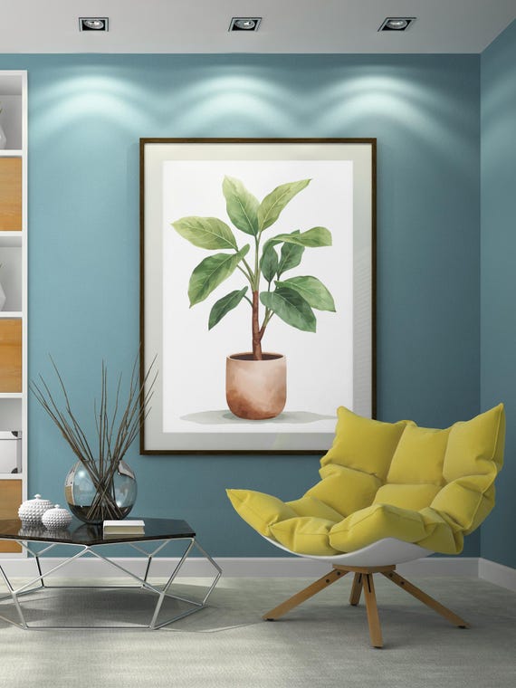 Minimalist Botanical Wall Art Modern Poster Scandinavian Home Decor