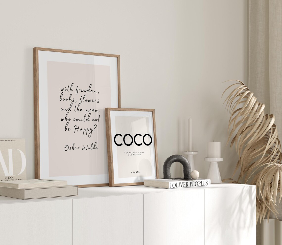 Oskar Wilde Quote, Motivational Typography Art Print - Image 2