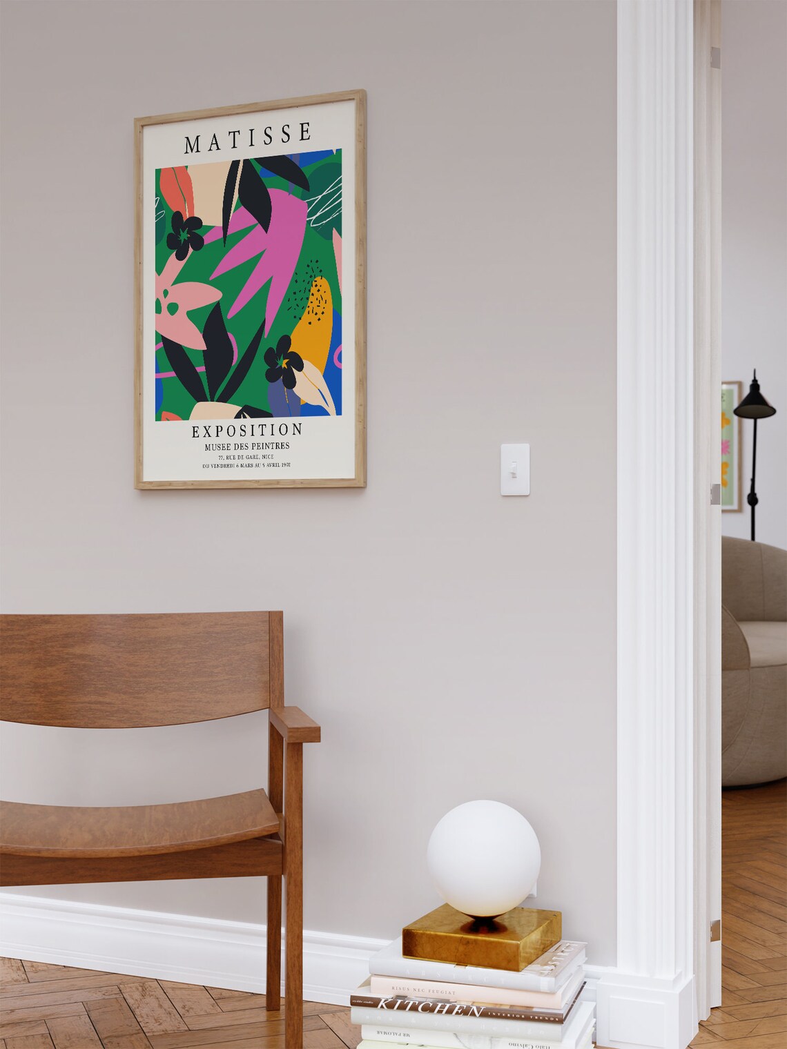Matisse Tropical Cut Out Flowers Exposition Nice 1970 Poster - Image 2
