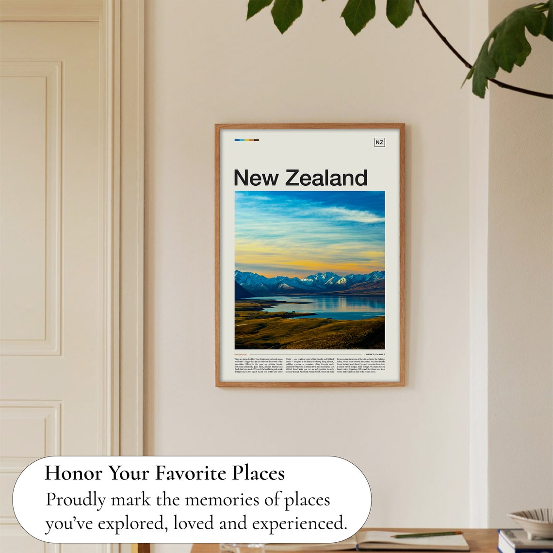New Zealand Poster New Zealand Print New Zealand Art New Zealand Gift New Zealand Wall Art New Zealand Travel New Zealand Photography - Image 5