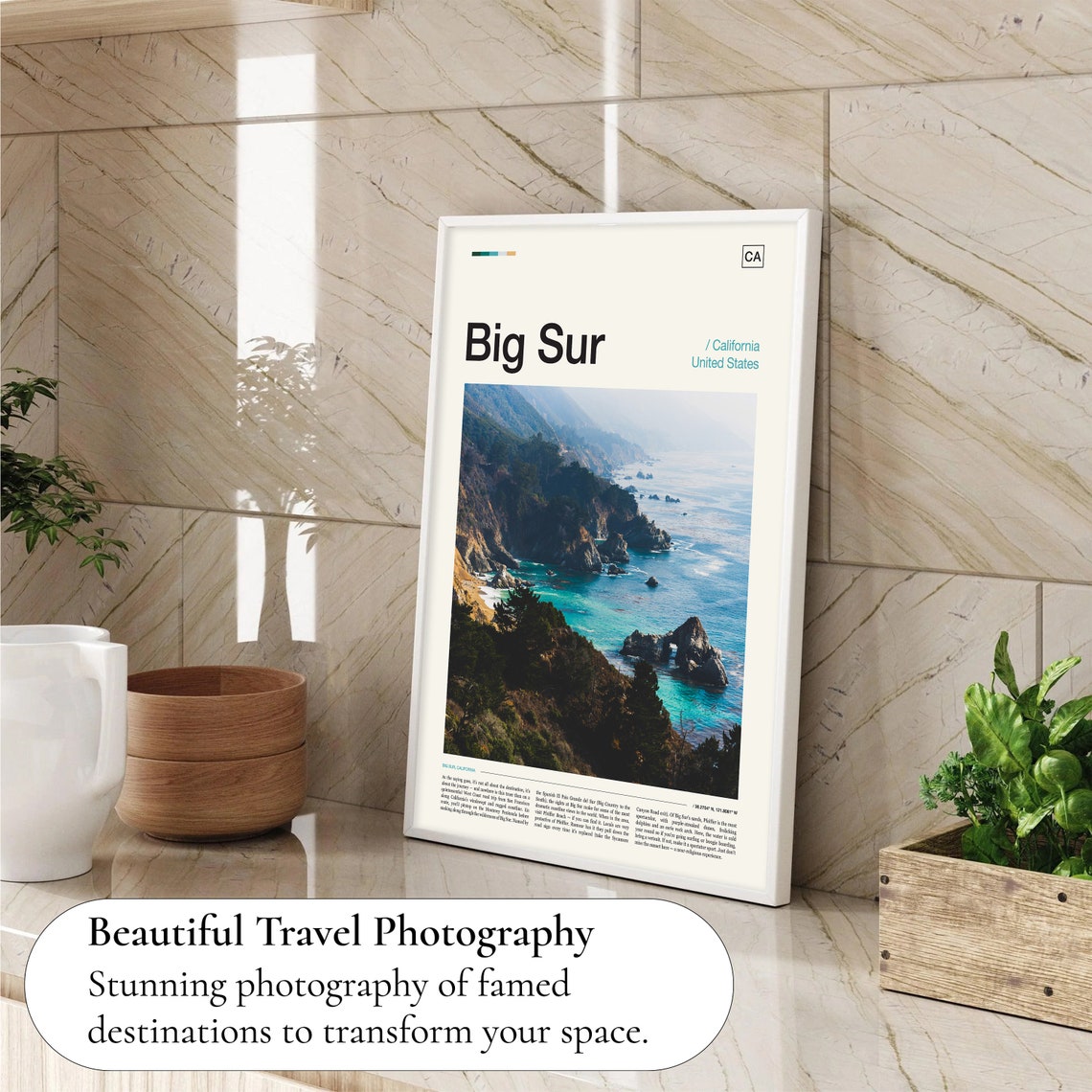 Big Sur Print Big Sur Wall Art Big Sur Poster Big Sur Art Print Big Sur Photo California Poster California Print California Coast - Image 4