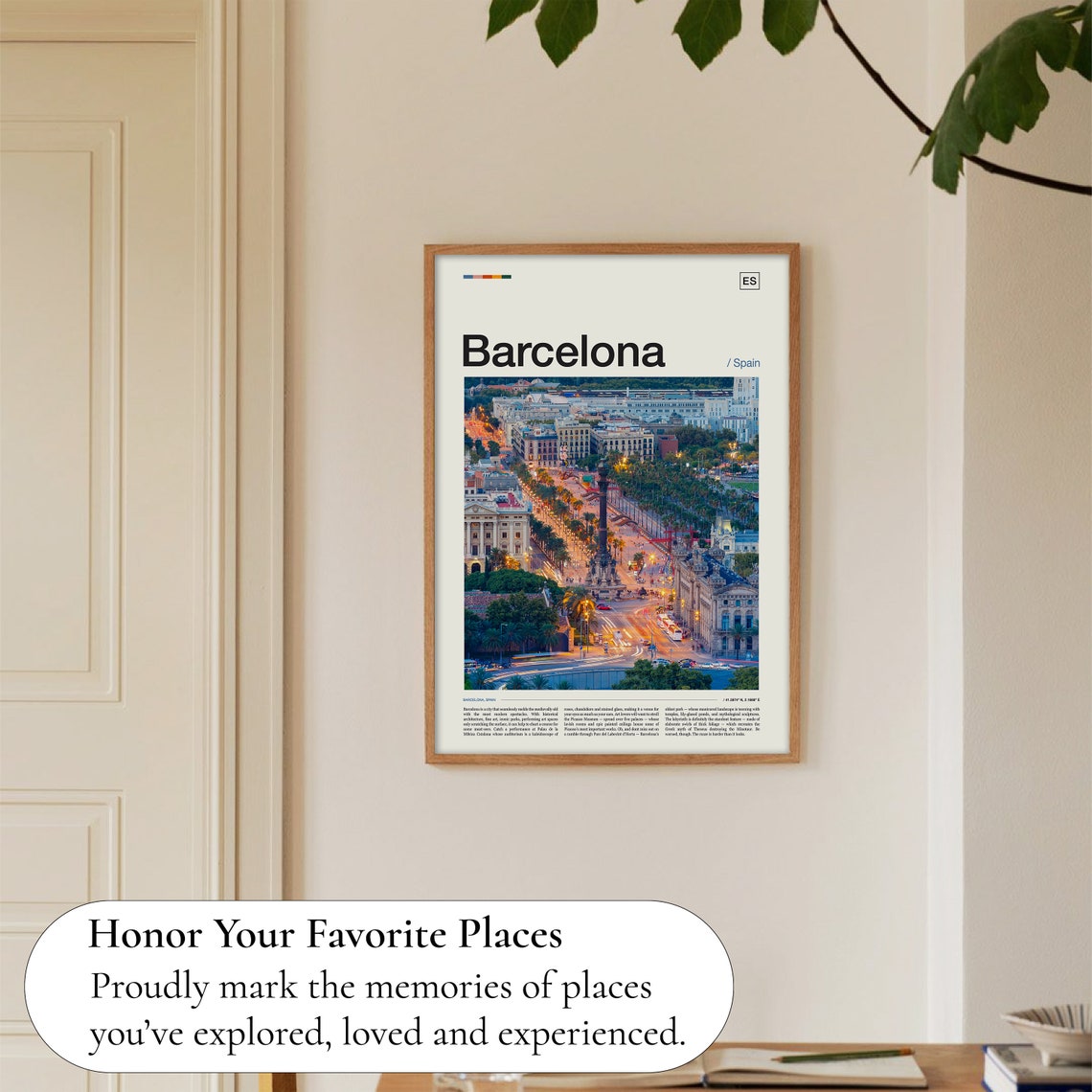 Barcelona Poster Barcelona Travel Barcelona Spain Barcelona Photo Barcelona Art Barcelona Gift Spain Poster Barcelona Print - Image 5