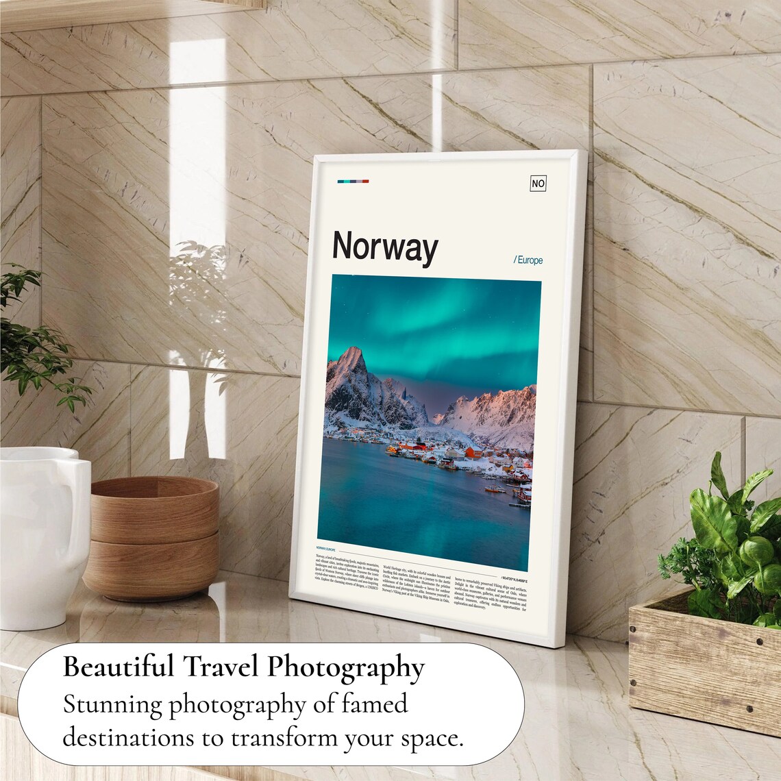 Norway Art Norway Gifts Norway Photography Norwegian Decor Norway Poster Norway Travel Poster Scandinavian Art Scandinavian Print - Image 4