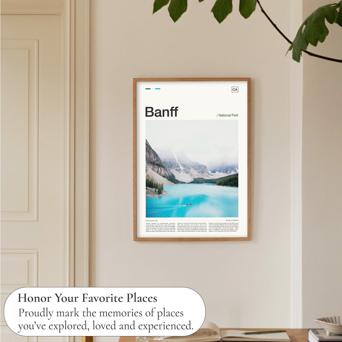 Banff National Park Travel Poster, Alberta - Image 5