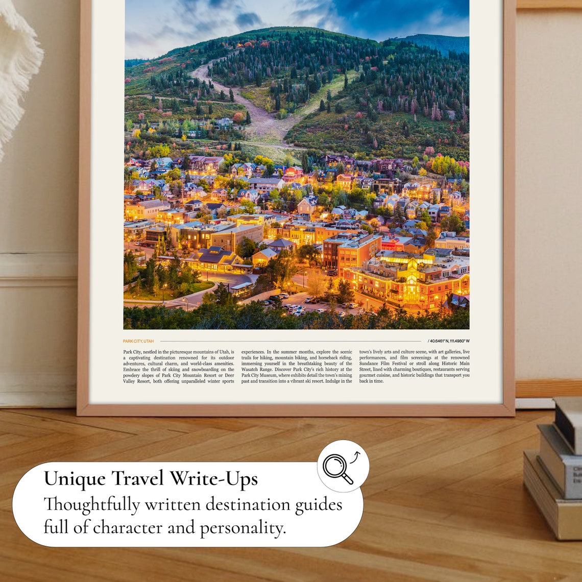Park City Art Park City Print Park City Utah Utah Print Utah Poster Park City Poster Park City Travel Ski Poster Ski Wall Art - Image 2
