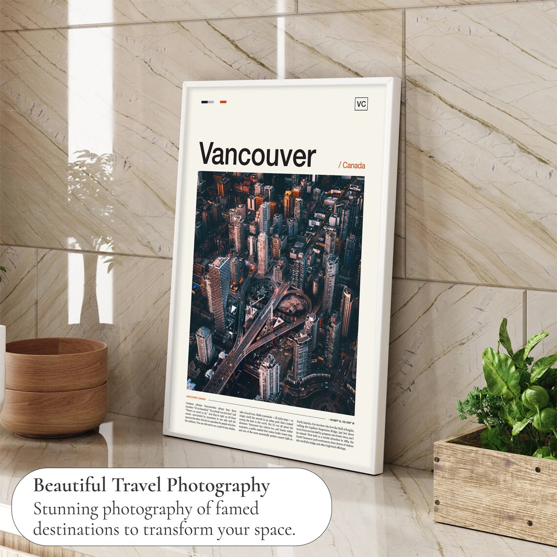 Vancouver Travel Poster, Canada City Art Print - Image 4