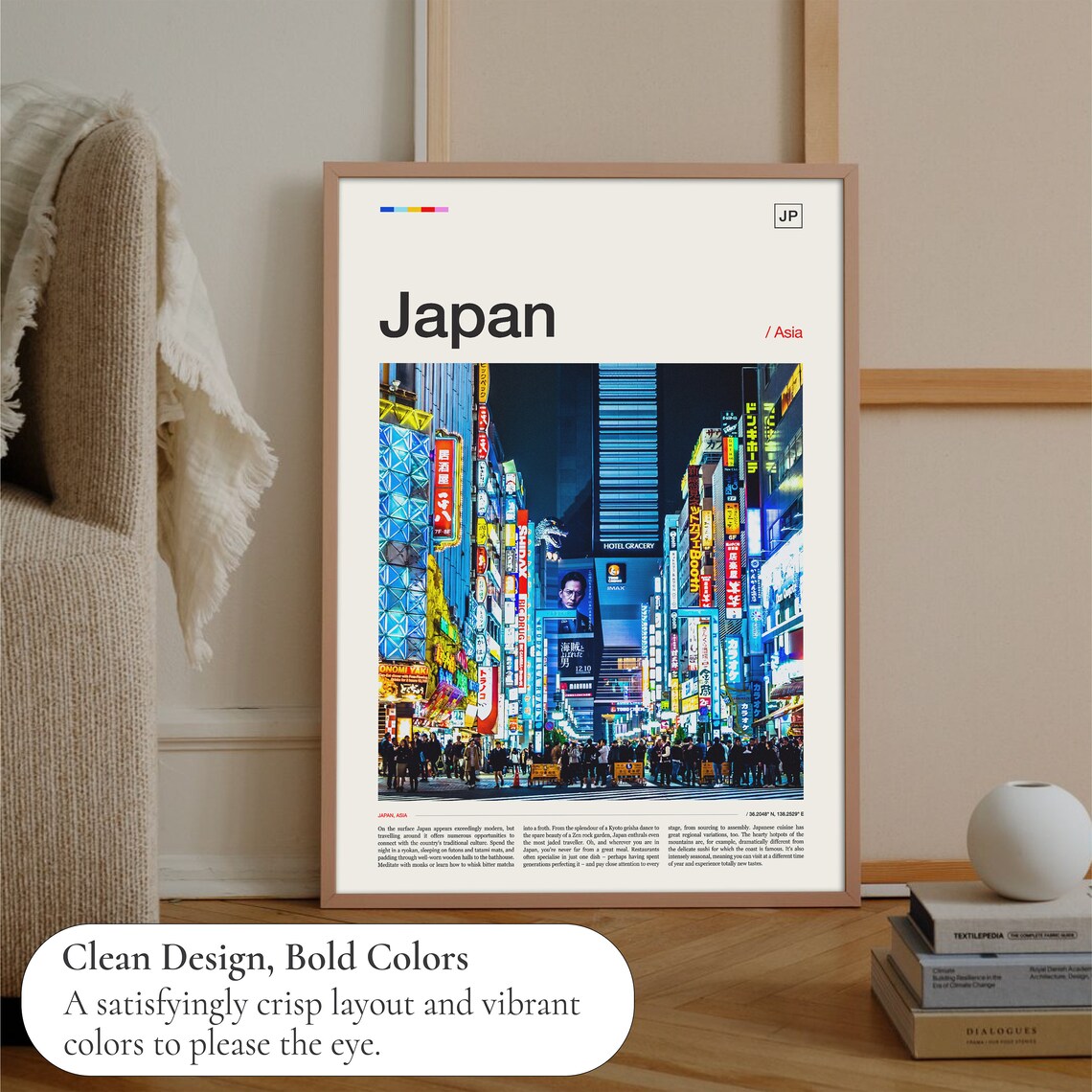 Tokyo Japanese Poster Travel Poster - Image 3