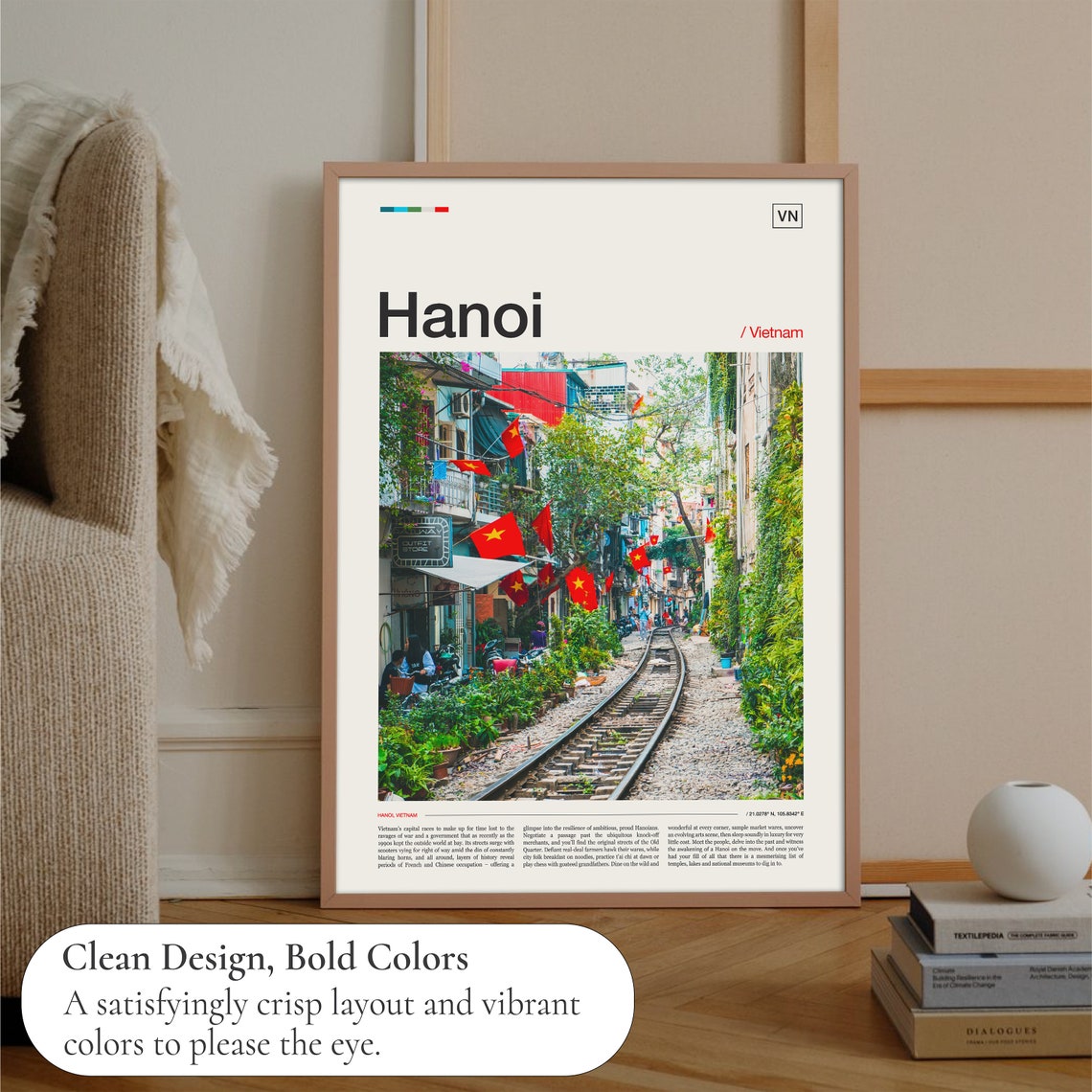 Hanoi Print Hanoi Poster Hanoi Wall Art Hanoi Art Print Hanoi Decor Hanoi Photo Hanoi Travel Hanoi Photography Hanoi Picture - Image 3