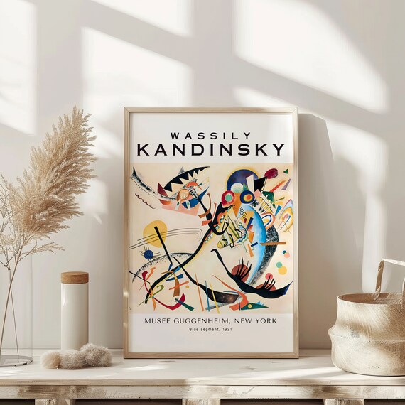 Kandinsky Print Vintage Neutral Gallery Wall Prints Minimalist Wall Art Trendy Gift Aesthetic Room Decor Vintage Prints