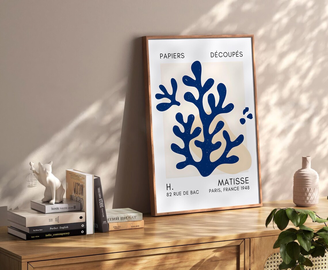 Henri Matisse Abstract Boho Style Exhibition Poster Eclectic Prints Gallery Wall Art Retro Trendy Instant - Image 2