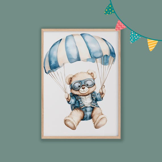 Nursery Decor Baby Room Wall Art Nursery Decor Prints Animal Boho Kids Room Decor Instant Playroom Print