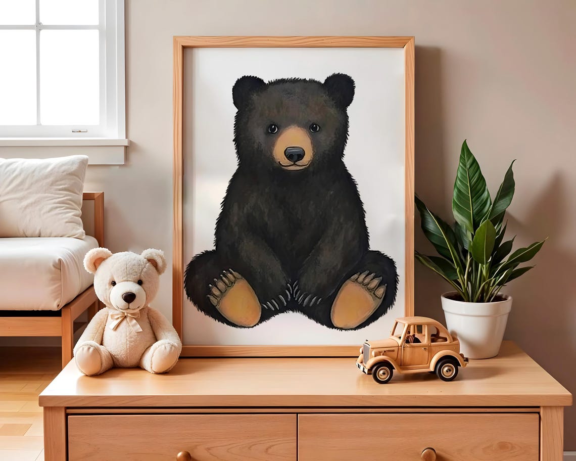 Nursery Decor Baby Room Wall Art Nursery Decor Prints Animal Boho Kids Room Decor Instant Playroom Print - Image 2