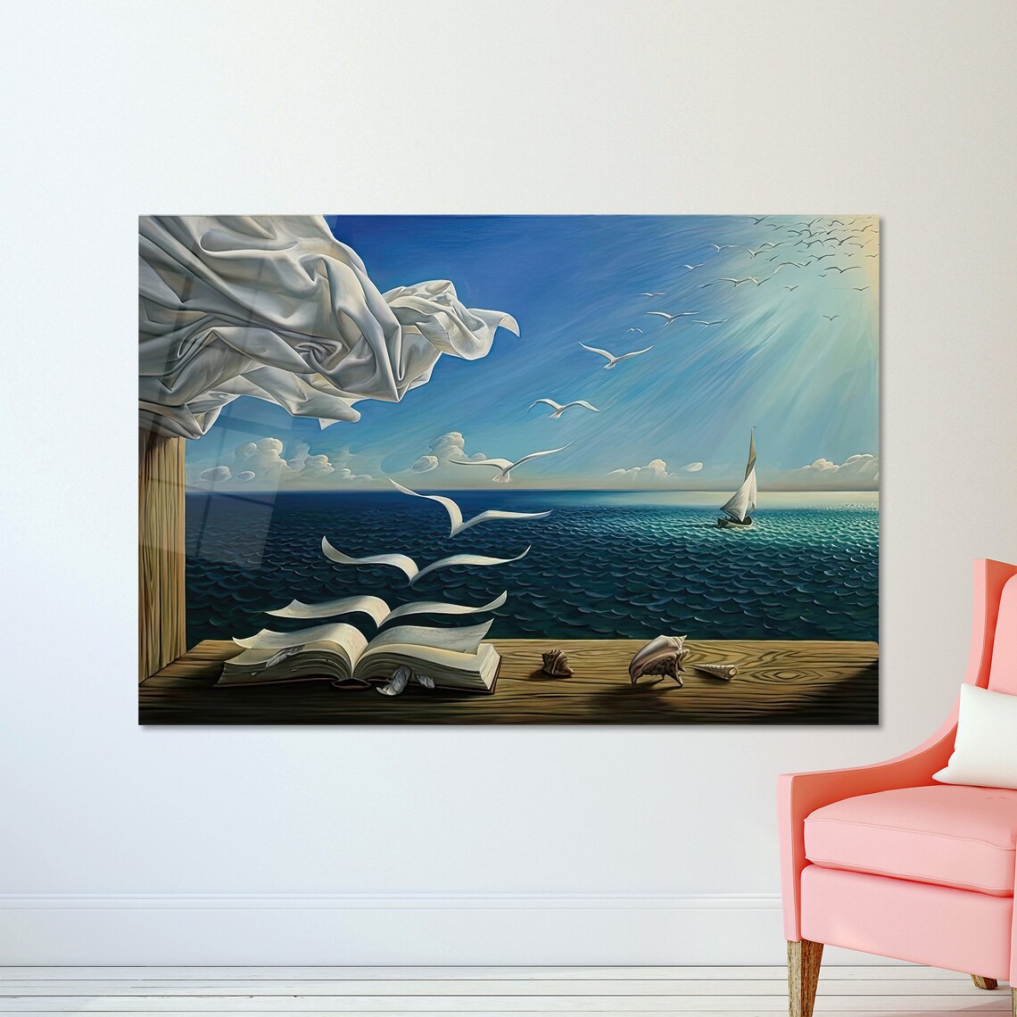 Salvador Dali Birds, Surreal Art Print for Home - Image 2