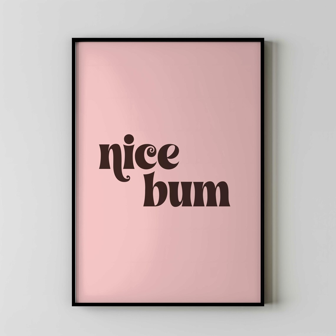 Funny Nice Bum Print Humorous Bathroom Wall Art Cheeky Decor For Restroom Playful Bathroom Print Unique Gift Idea Airbnb Decor - Image 2