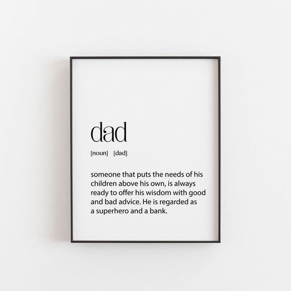Dad Gift, Fathers Day Gift From Daughter Son