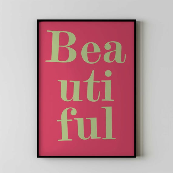 Home Wall Art for Wife or Daughter, Poster