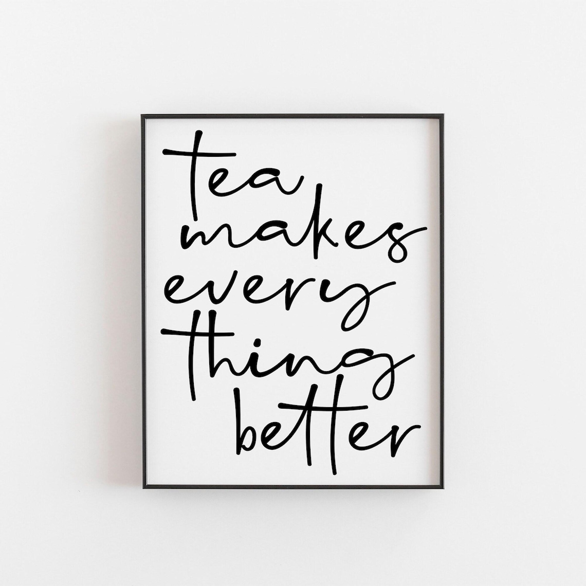 Tea Art Print, Kitchen Dining Room Decor