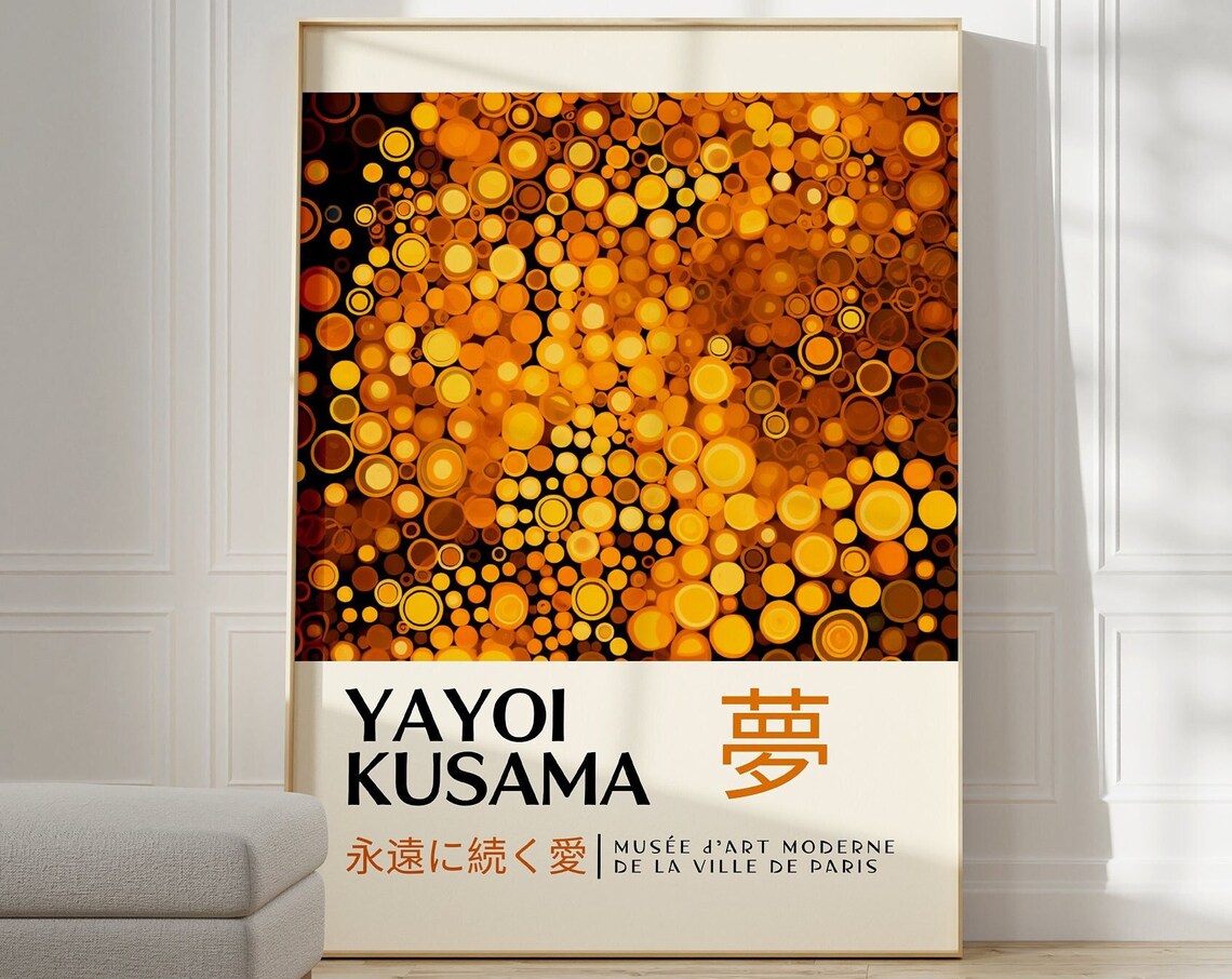 Yayoi Kusama Home Wall Decor Poster Print
