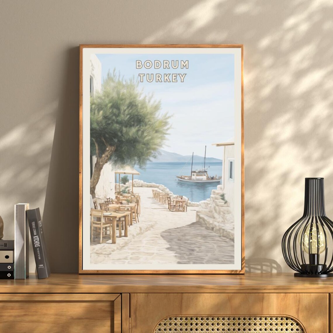 Bodrum Turkey, Aegean Coast Travel Poster - Image 3