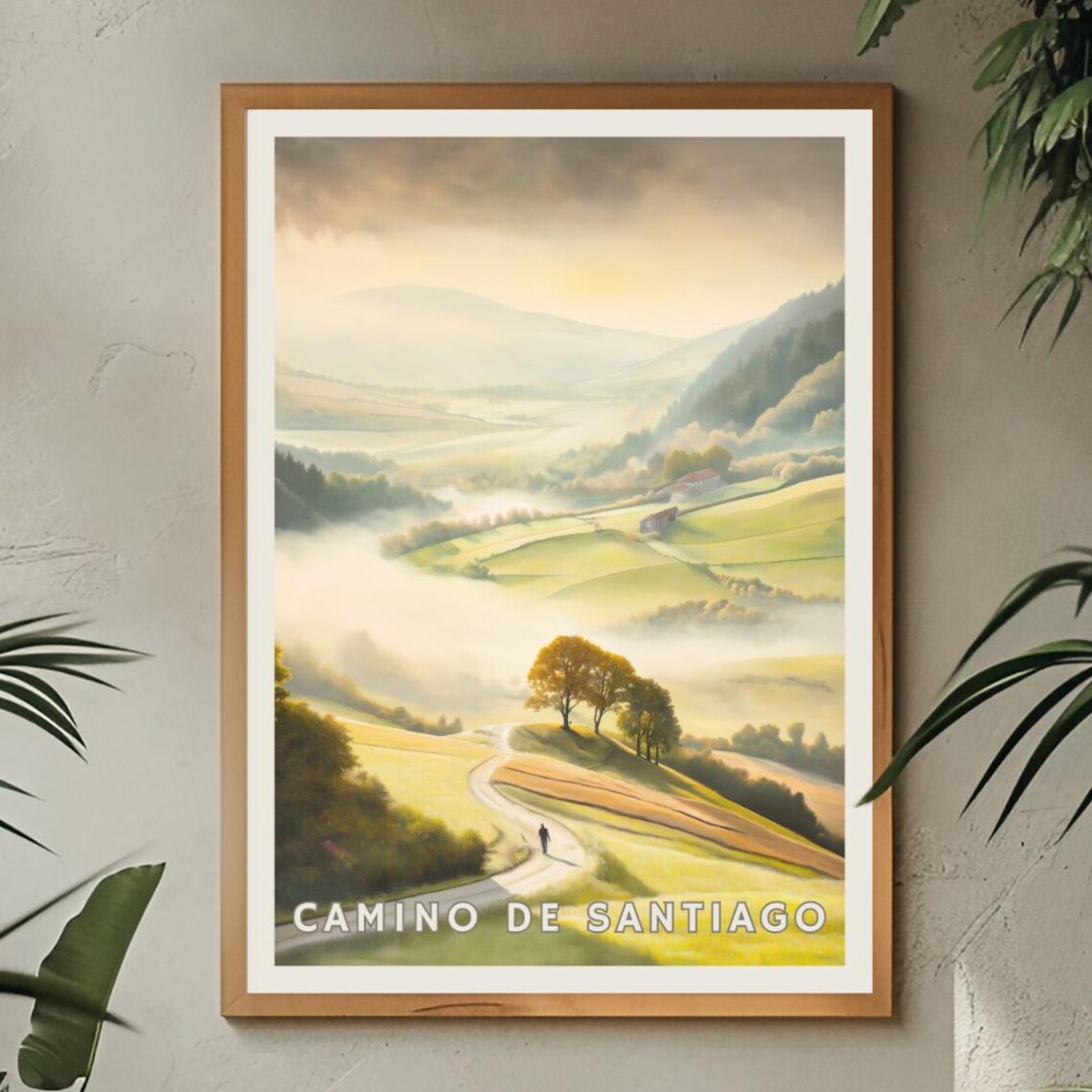 Camino De Santiago - Spanish Pilgrimage Trail Art Print - Image 2