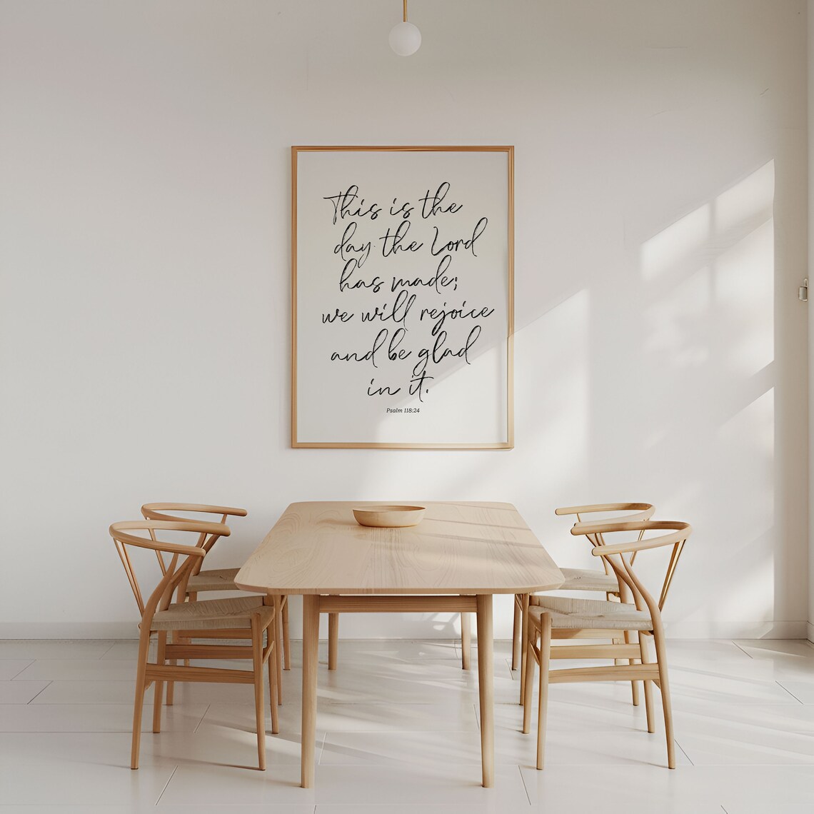 This Is The Day Psalm 118 Scripture Art Print - Image 4