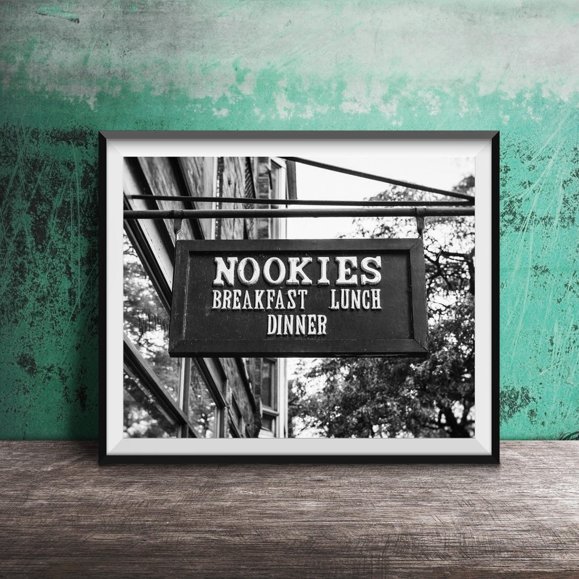 Nookies Chicago Breakfast Lunch Dinner Sign Photography Poster - Image 2