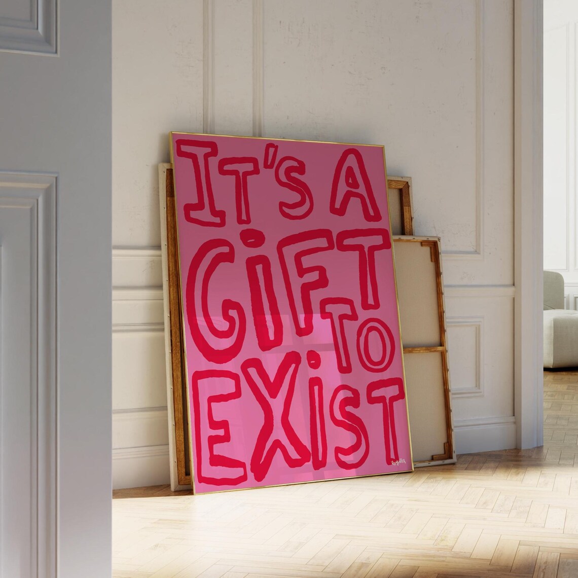 Its A Gift To Exist Olivia Dean Art Print
