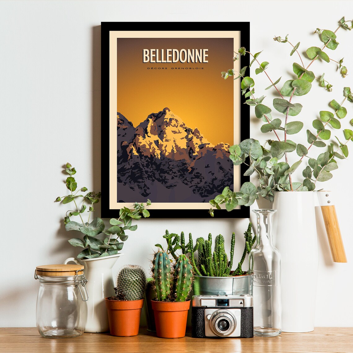 Belledonne Vintage Travel Poster, Isre Poster - Image 2