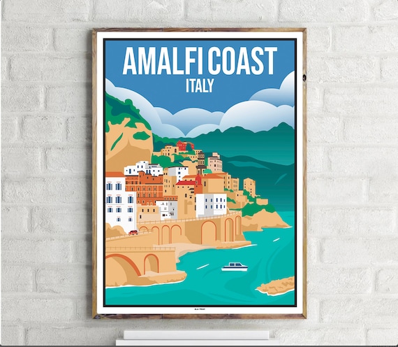 Amalfi Coast 1 Travel Poster