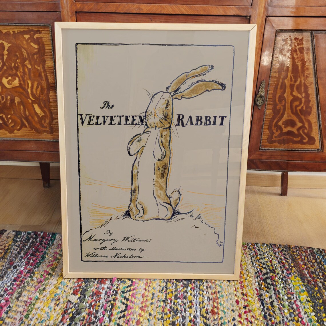 The Velveteen Rabbit Vintage Children's Storybook Cover Poster - Image 3