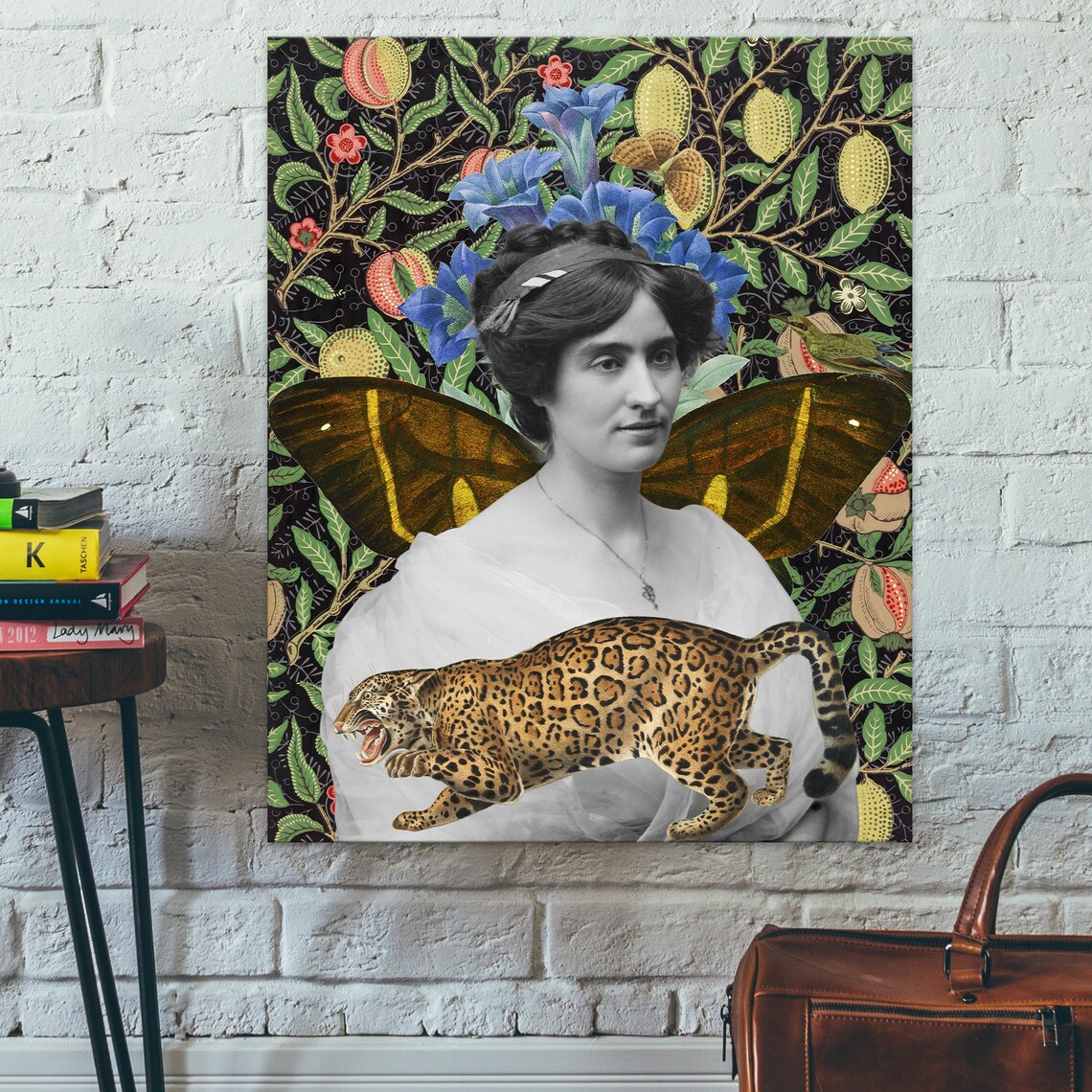 William Morris Vintage Collage, Surreal Antique Illustration - Image 2