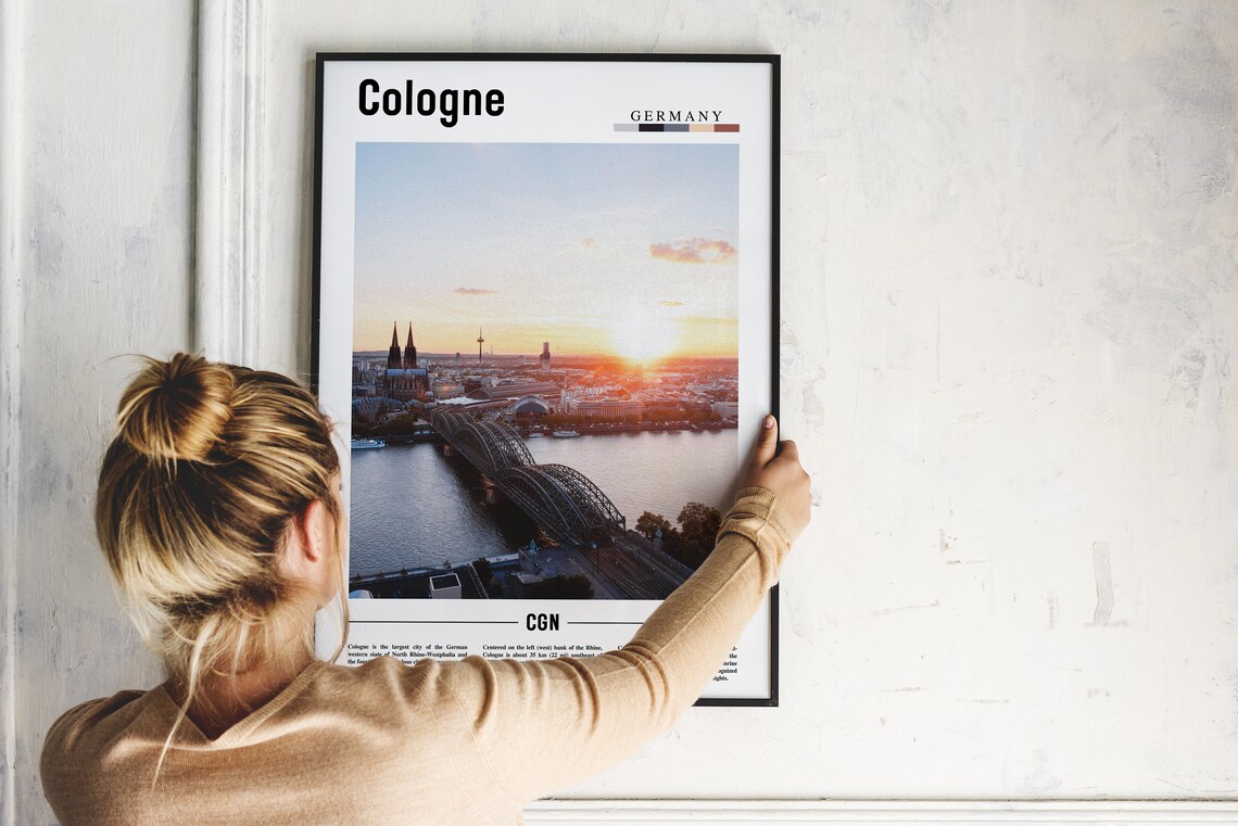 Cologne Travel Poster, Europe Photo Art Print - Image 5