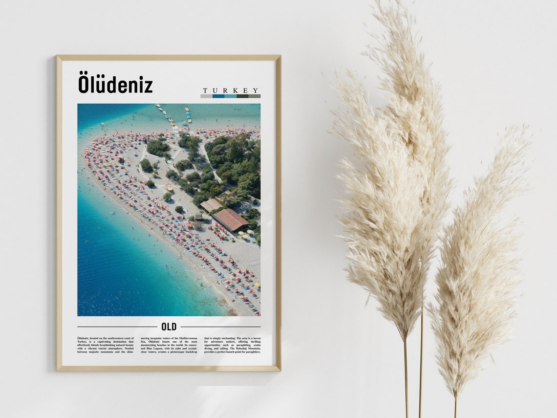 Ldeniz Poster Ldeniz Print Ldeniz Wall Art Europe Photo Europe Poster Europe Print Travel Poster - Image 4