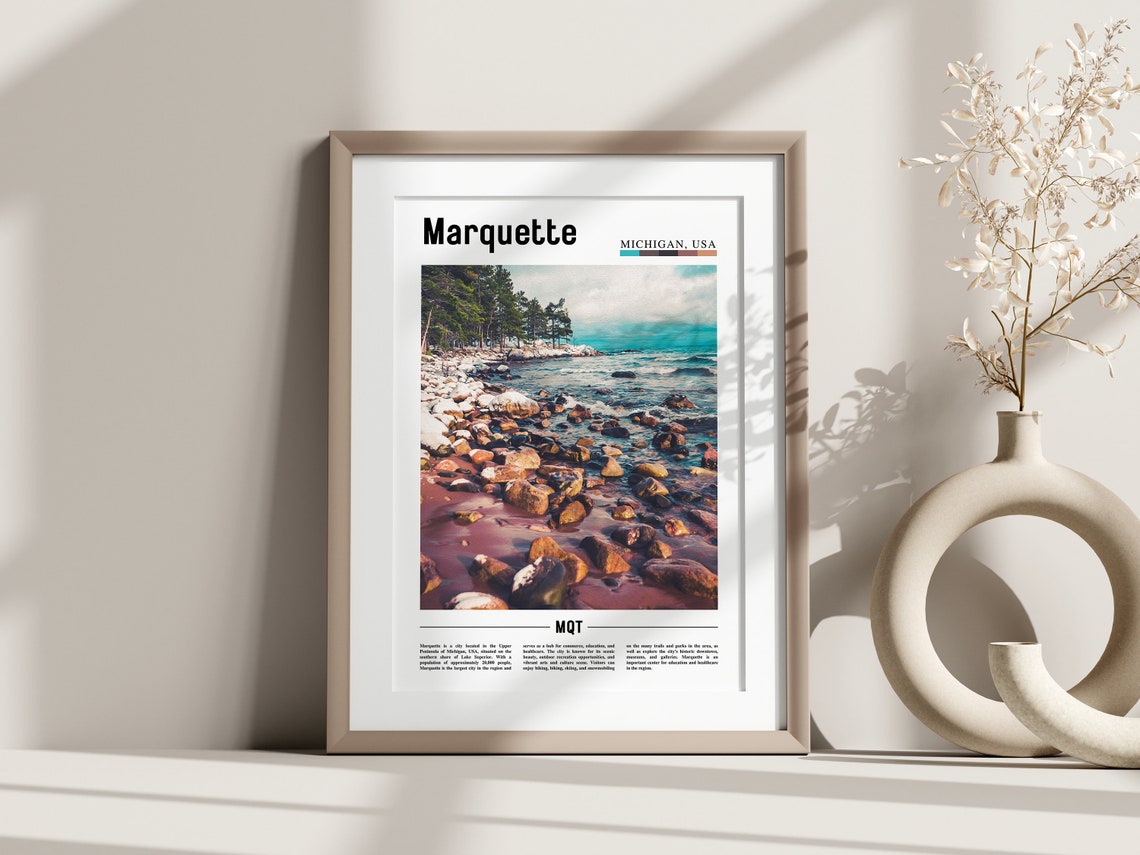 Marquette Poster Marquette Print Marquette Wall Art United States Photo United States Poster United States Print - Image 3