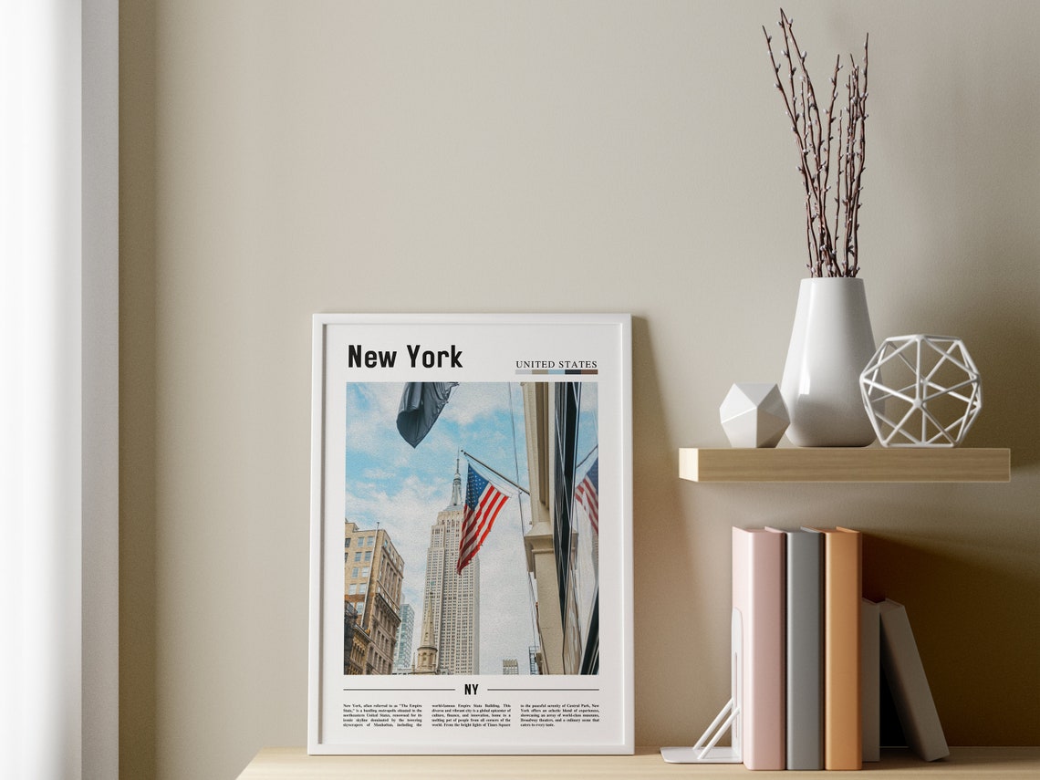 New York Poster New York Print New York Wall Art Ny Photo Ny Poster Ny Print New York Photo Travel Poster - Image 3