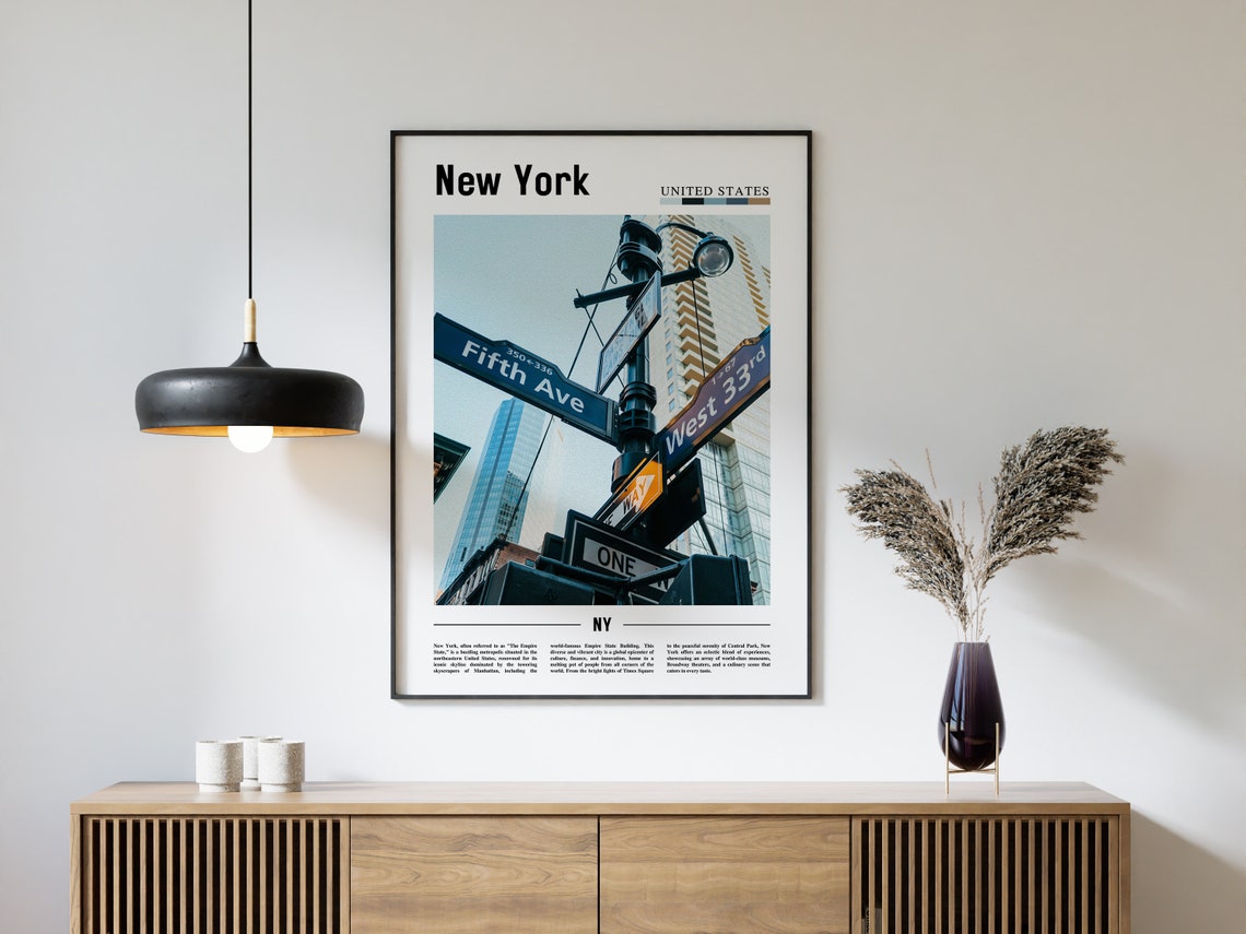 New York Poster New York Print New York Wall Art Ny Photo Ny Poster Ny Print New York Photo Travel Poster - Image 4