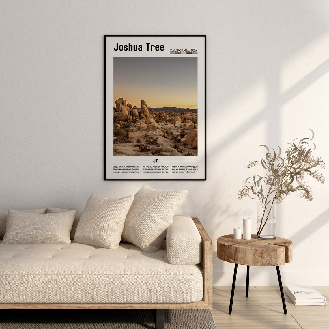 Joshua Tree Minimal Travel Poster - Image 2