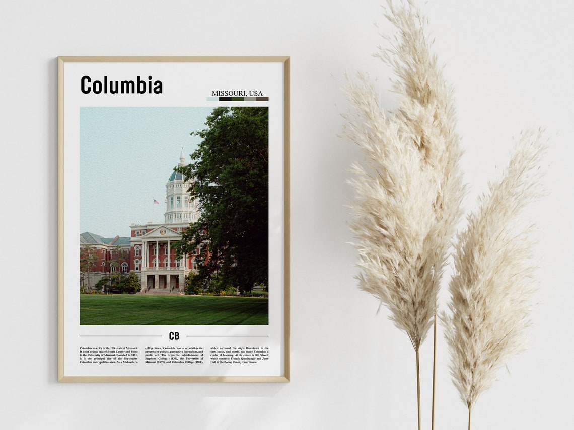 Columbia Poster Columbia Print Columbia Wall Art United States Photo United States Poster United States Print - Image 3