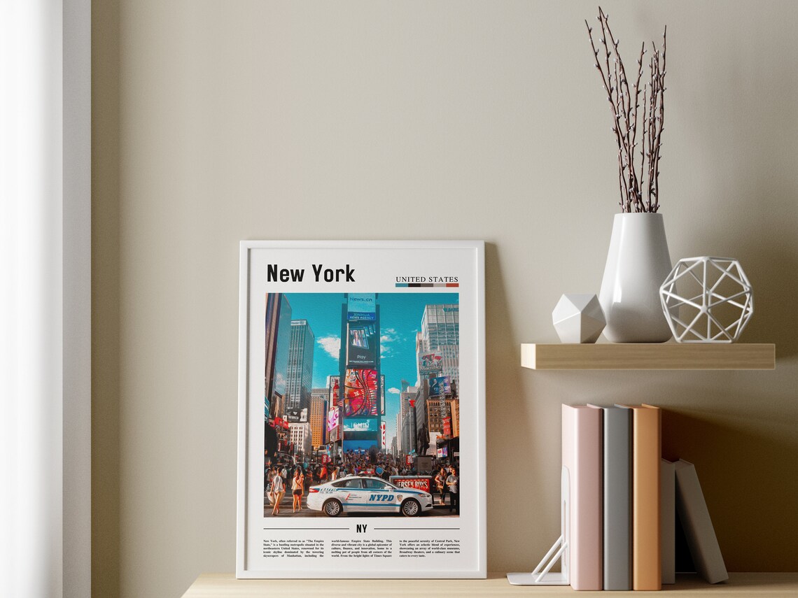 New York Travel Poster, NYC Photo Art Print - Image 3