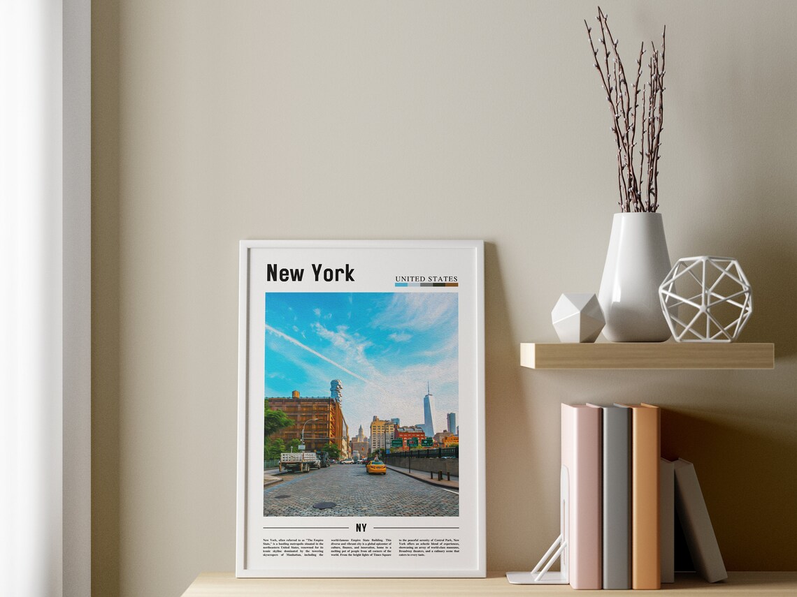 New York Travel Poster, NYC Wall Art Print - Image 3