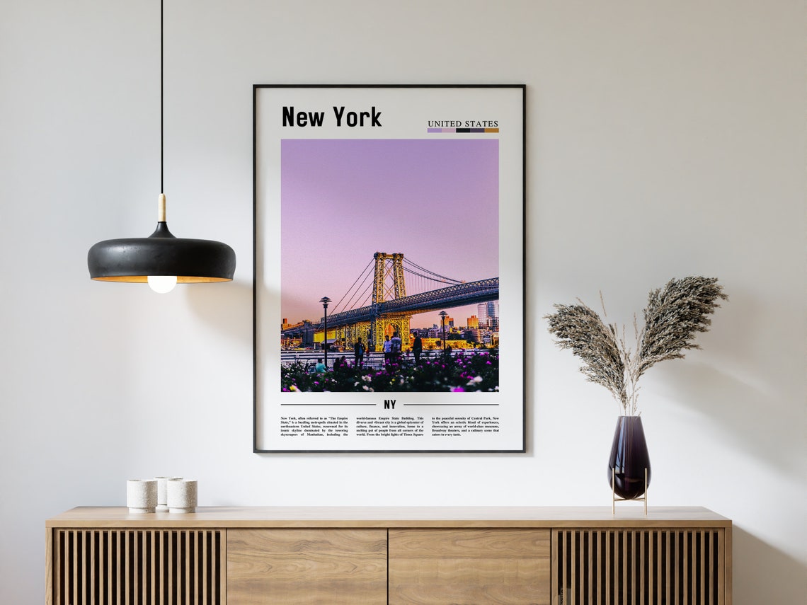 New York Poster New York Print New York Wall Art Ny Photo Ny Poster Ny Print New York Photo Travel Poster - Image 4