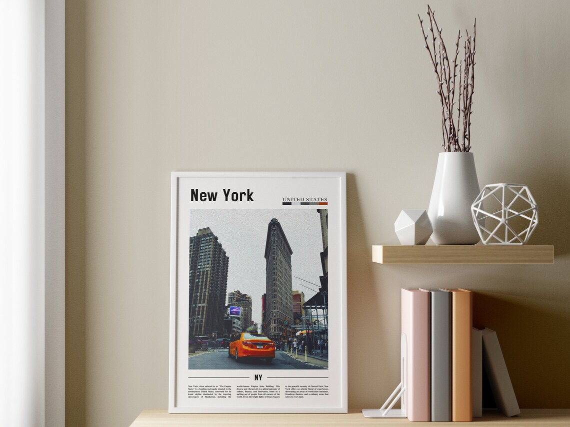 New York Travel Poster, New York Photo Art Print - Image 3
