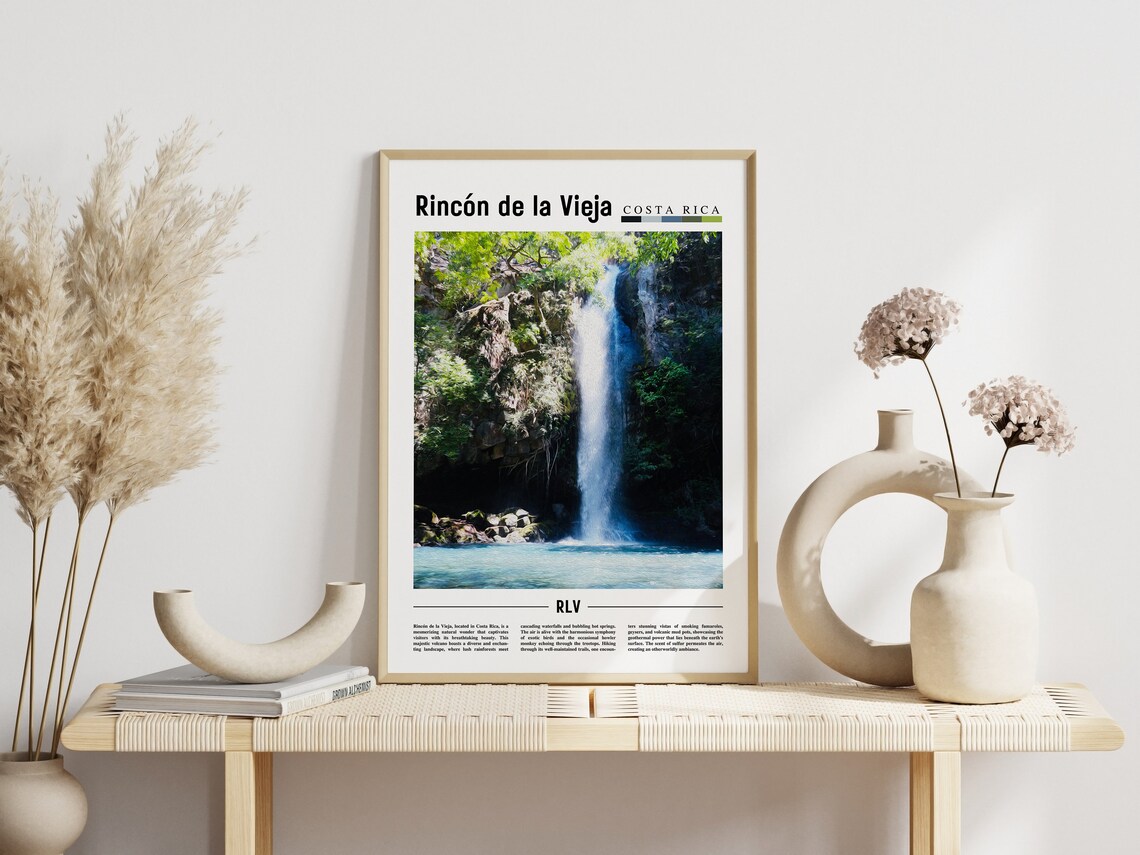 Rincn De La Vieja, Minimal Travel Poster - Image 6