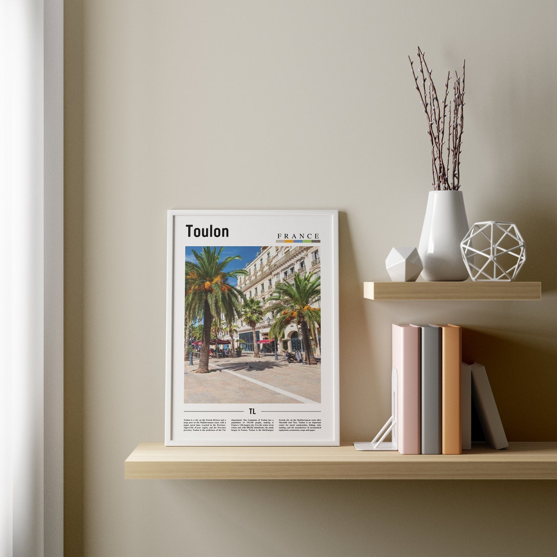 Toulon Print Toulon Poster Toulon Wall Art Oil Painting Poster Colorful City Print City Artwork Travel Artwork Travel Wall Art - Image 4