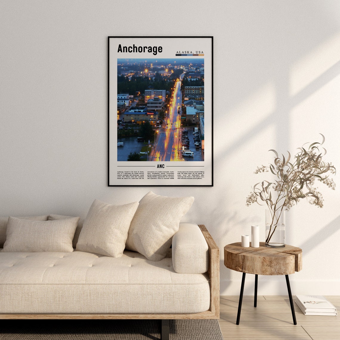 Anchorage Poster Anchorage Print Anchorage Wall Art United States Photo United States Poster United States Print - Image 2