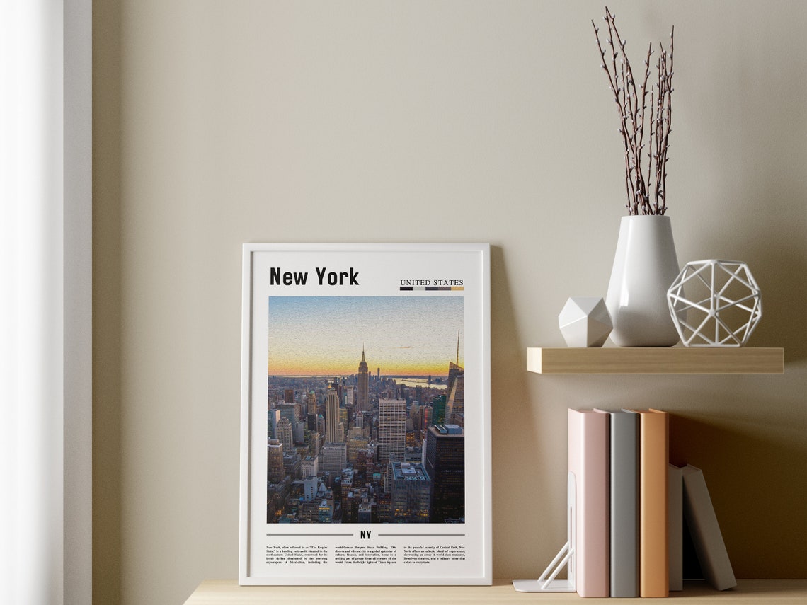 New York Poster New York Print New York Wall Art Ny Photo Ny Poster Ny Print New York Photo Travel Poster - Image 3