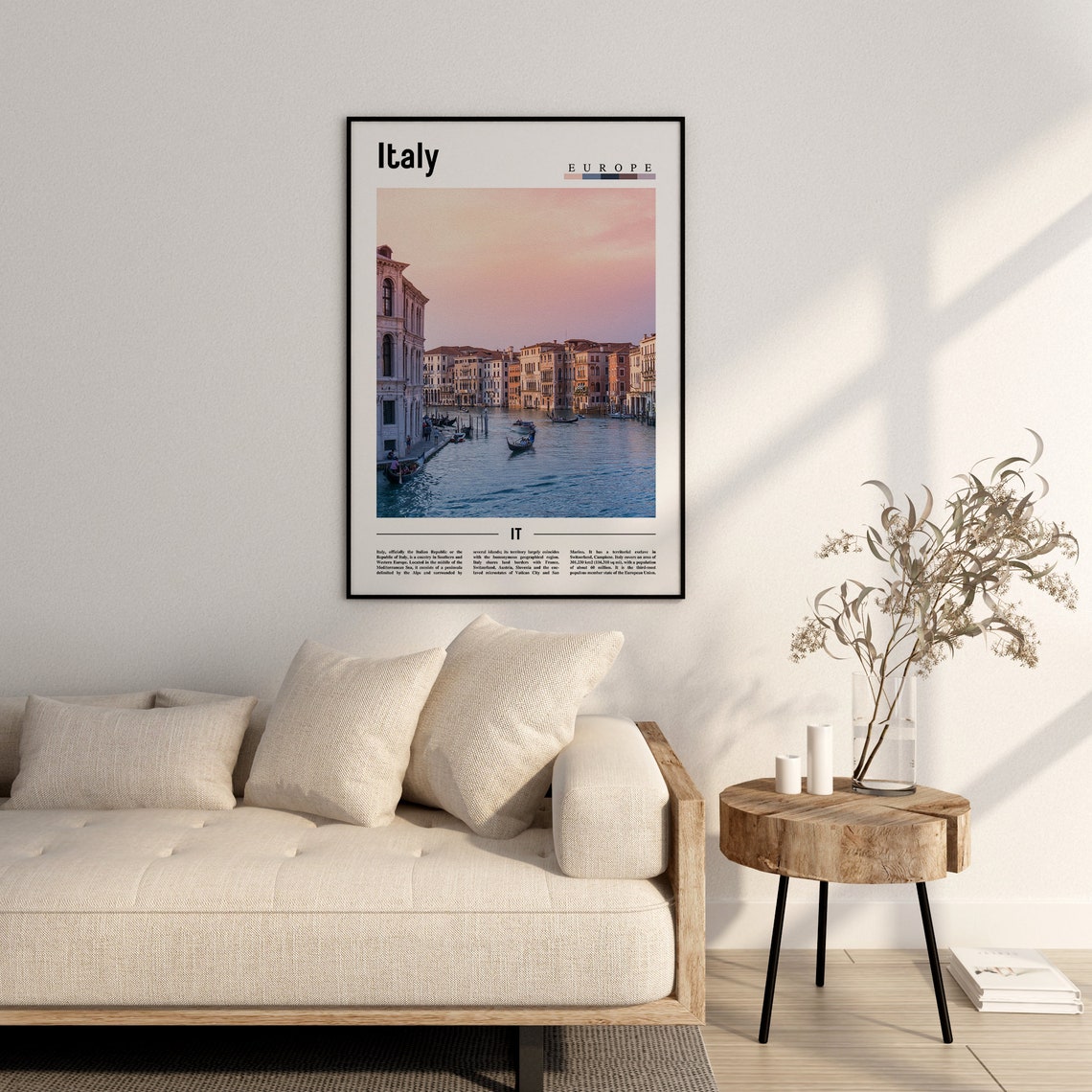 Italy Minimal Travel Poster - Image 2